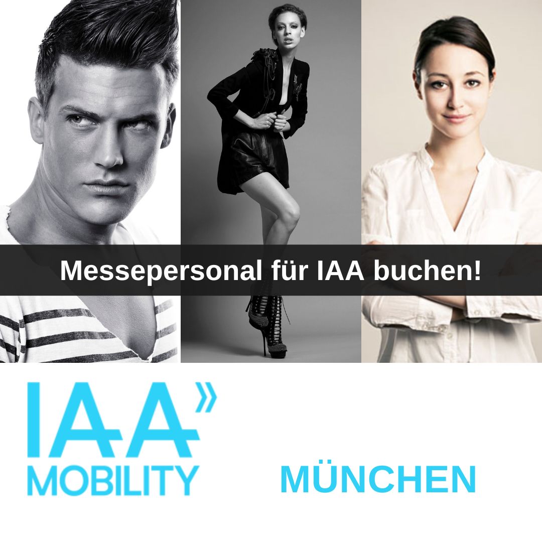 Messehostess IAA Mobility buchen