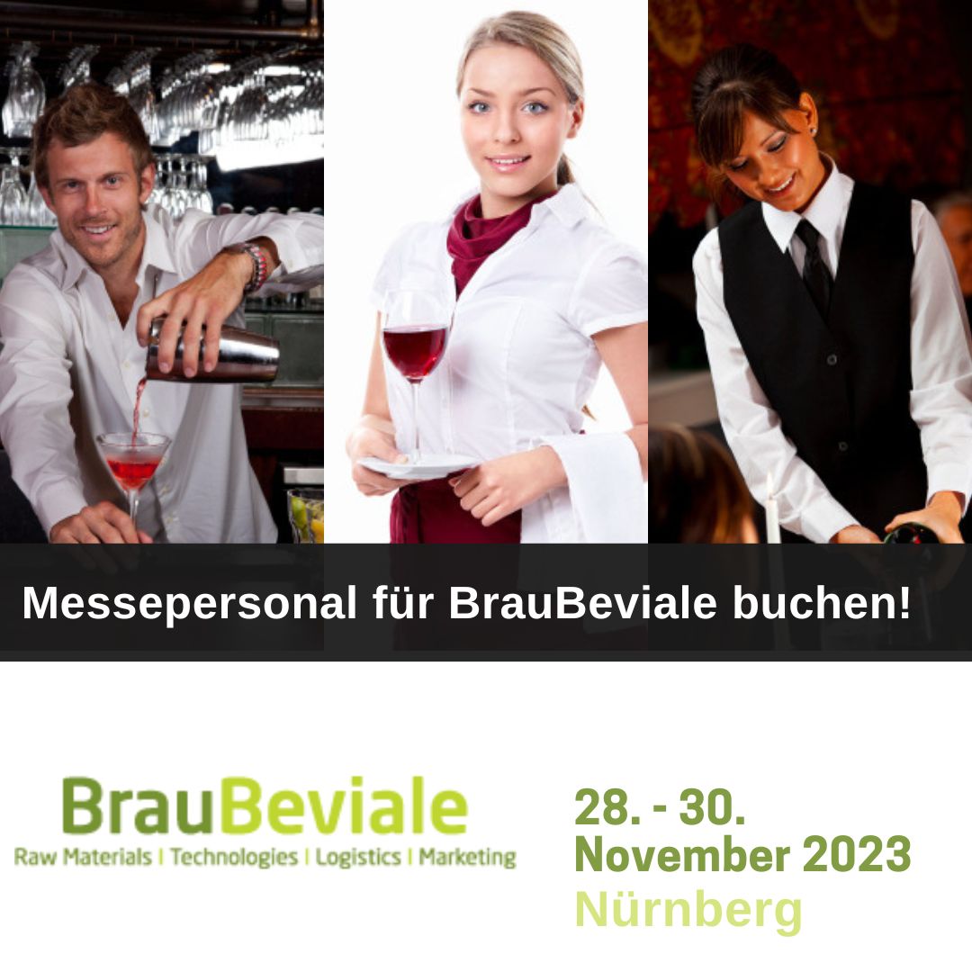 Messehostess braubeviale buchen