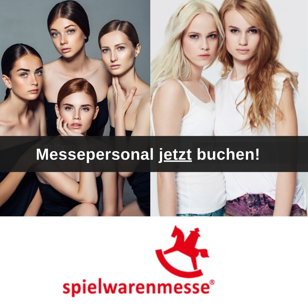 Messehostess Spielwarenmesse Nürnberg buchen
